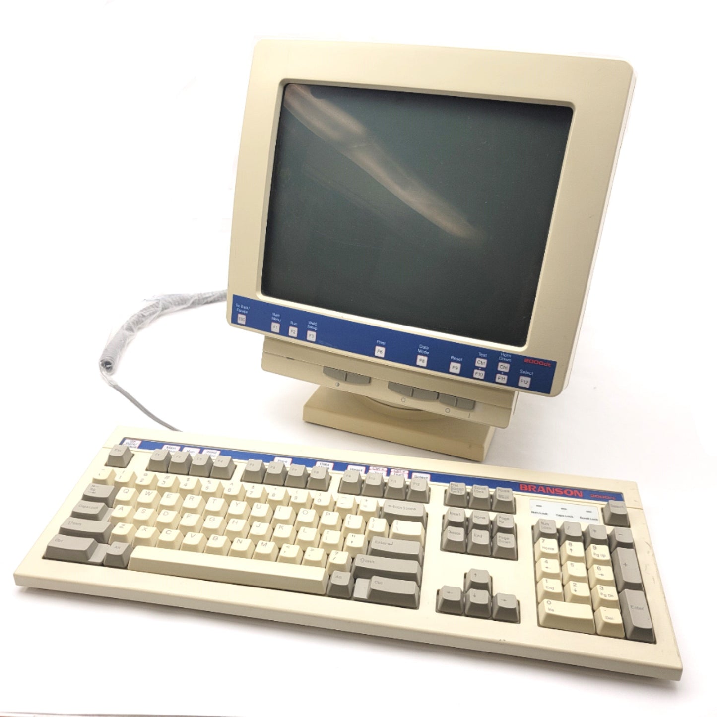 Used WYSE WY-55 Terminal With Keyboard For Branson 2000DT Ultrasonic Welder 120-230V