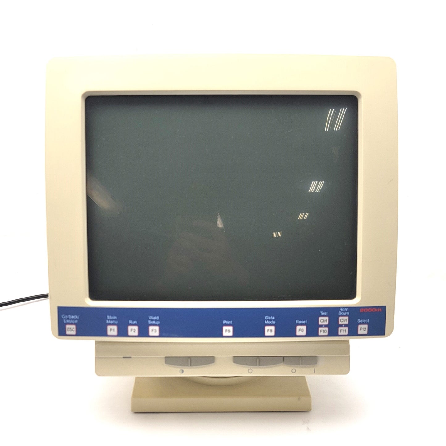 Used WYSE WY-55 Terminal With Keyboard For Branson 2000DT Ultrasonic Welder 120-230V