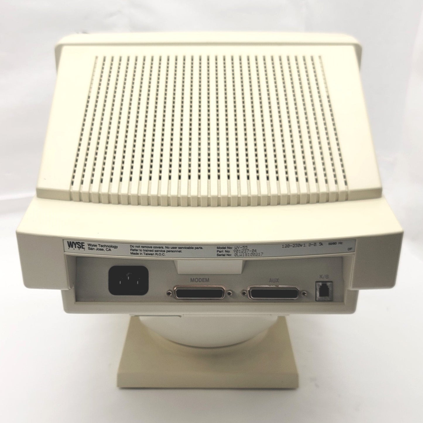 Used WYSE WY-55 Terminal With Keyboard For Branson 2000DT Ultrasonic Welder 120-230V