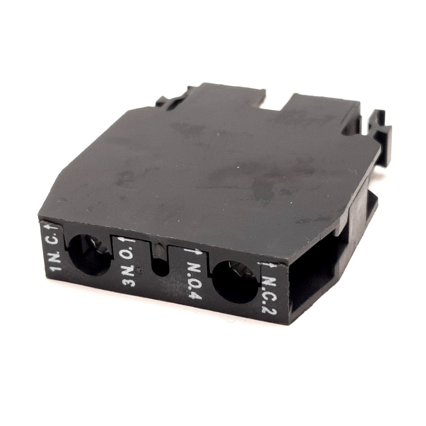 Used Eaton Cutler-Hammer E22B11 Contact Block, 1x N/O 1x N/C, 10A 600V