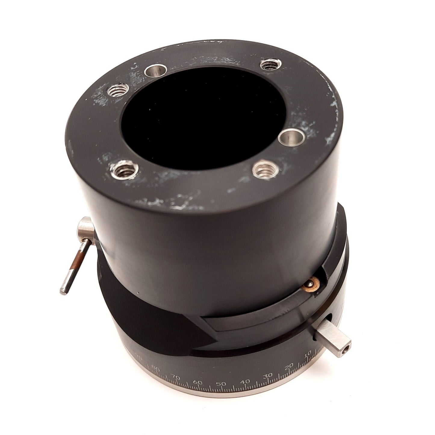 Used Rotary Manual Optic Mount, 360°/180° Indexed, Ø84 x 39mm, M6 Thread
