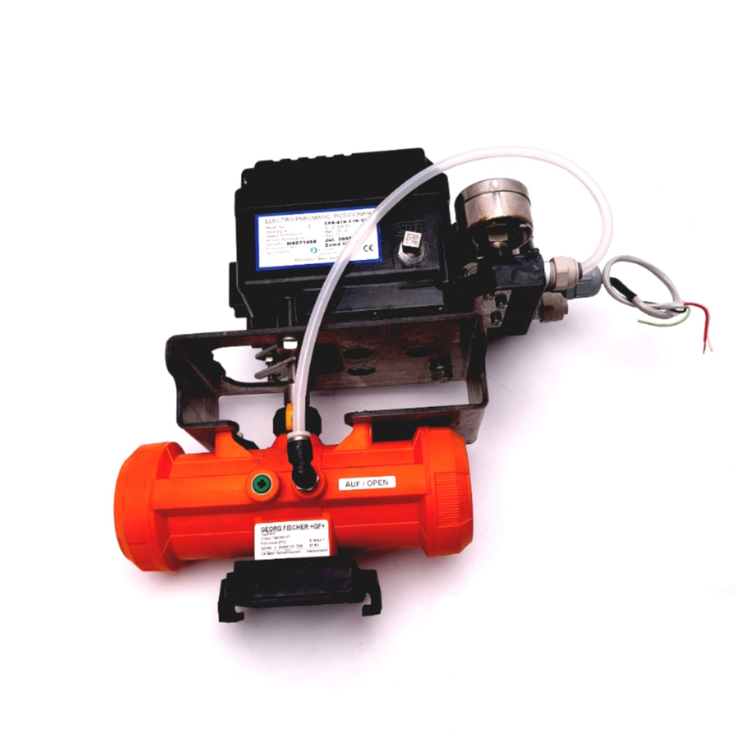 Used Moniteur Devices EPR-41N-E1N-SF Electro pneumatic Positioner W/Type PA11 Valve