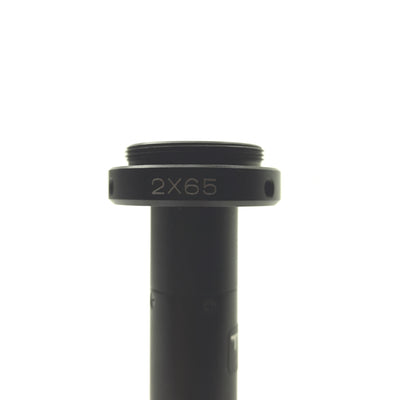 Used Tokina 2X65 Fixed Magnification Lens, 65mm WD, 2X Magnification, C-Mount