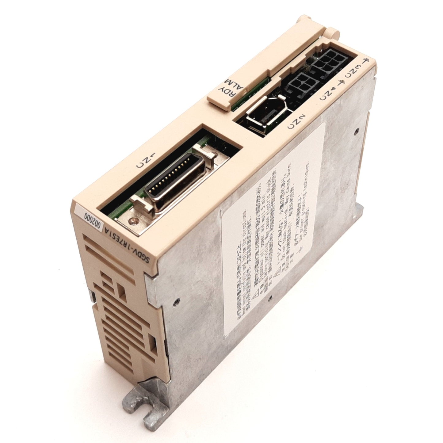Used Yaskawa SGDV-1R7ES1A002000 Servopack Analog Voltage Command Driver, 24/48VDC