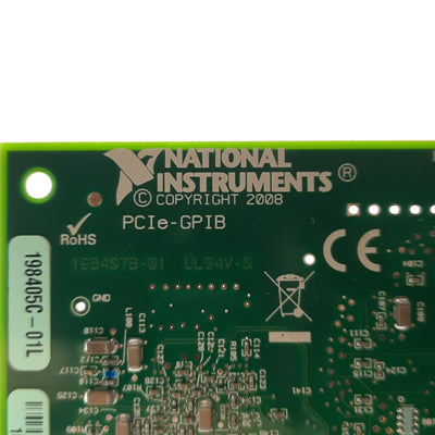 Used National Instruments PCIe-GPIB Interface Card, PCI Express x1, IEEE-488.2/GPIB
