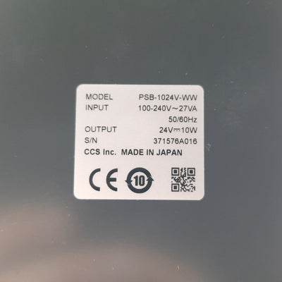 New CCS PSB-1024V-WW Machine Vision LED Controller Out: 24VDC 10W In: 100-240VAC