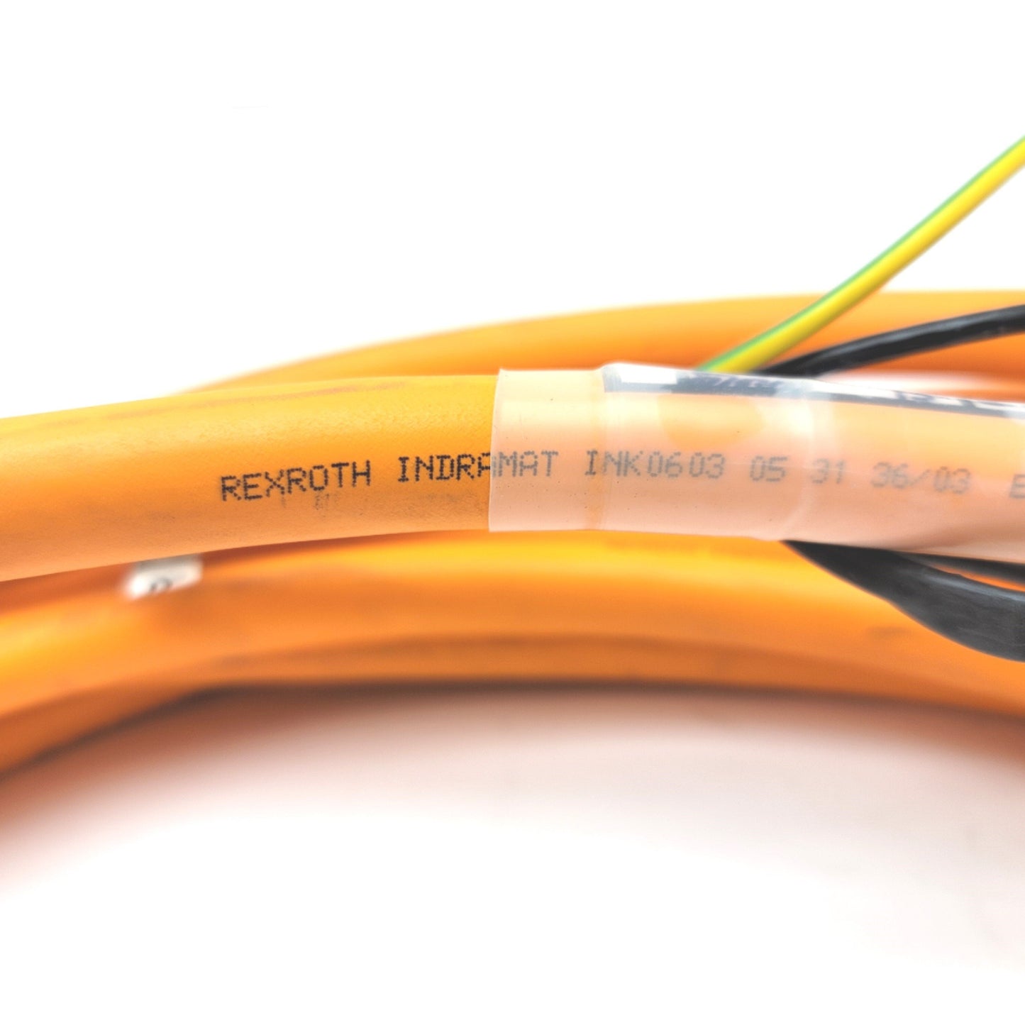 Used Bosch Rexroth Indramat IK6-4080 INK 603 Servo Motor Cables 13 Meter, 8-Conductor