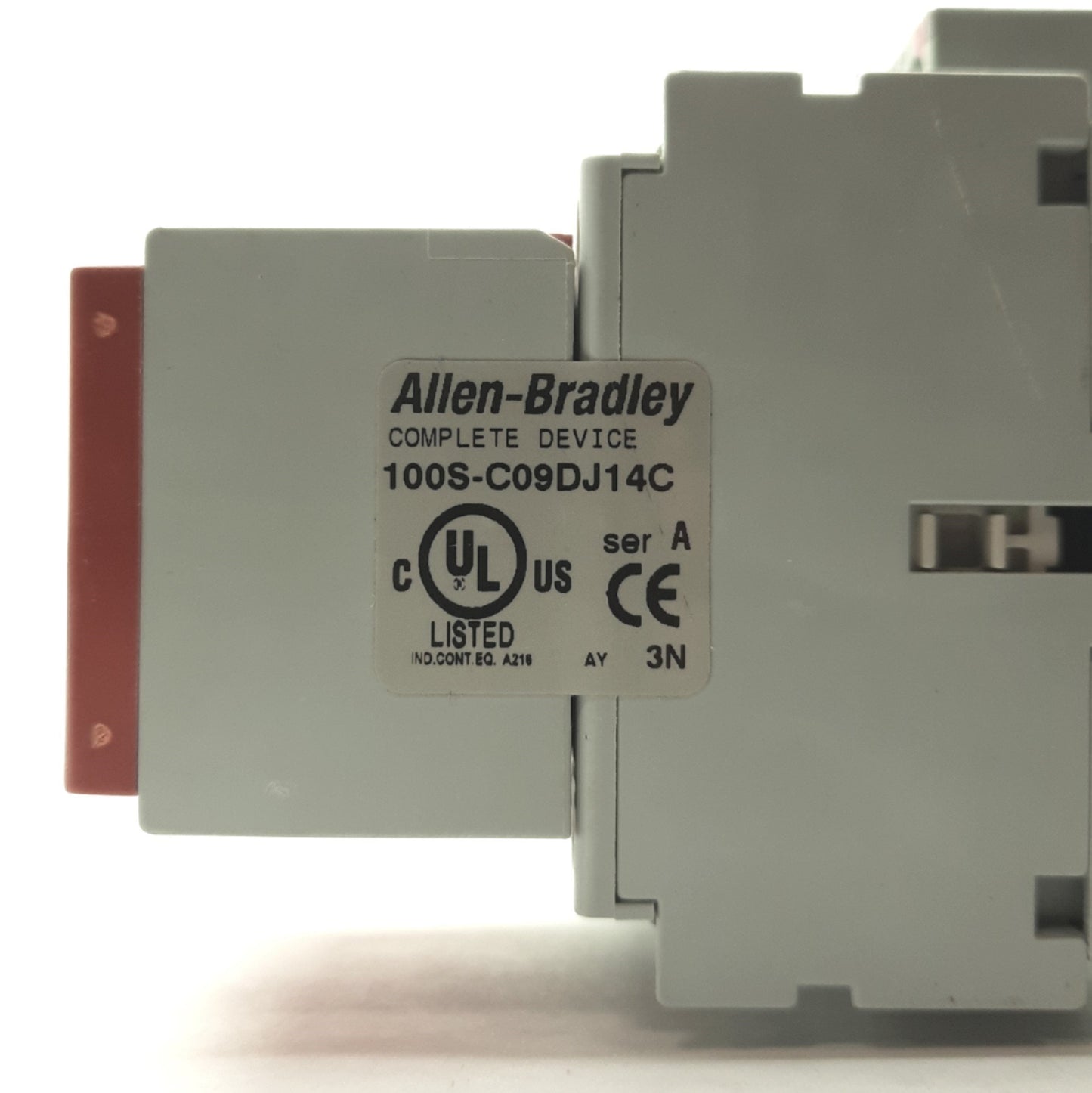 Used Allen Bradley 100S-C09DJ14C Contactor 3-Pole 4x NC Safety 600VAC 25A 24VDC Coil