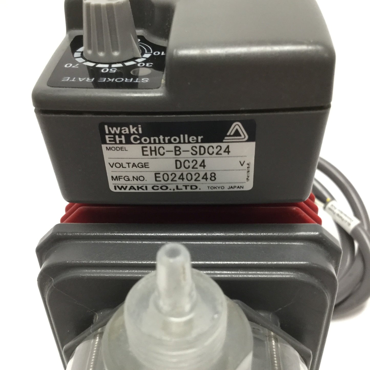 Used Iwaki EH-B20VC-DC24R2-98 Metering Pump & Controller 0.15MPa, 60mL/min, 24VDC