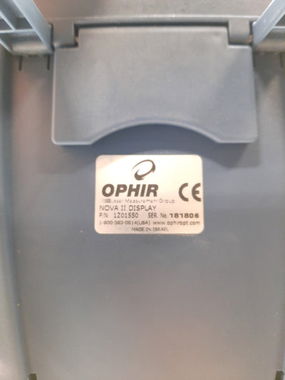 Used Ophir 1Z01550 Nova II Handheld LASER Power Meter, 1x Sensor, USB/RS232, 12VDC