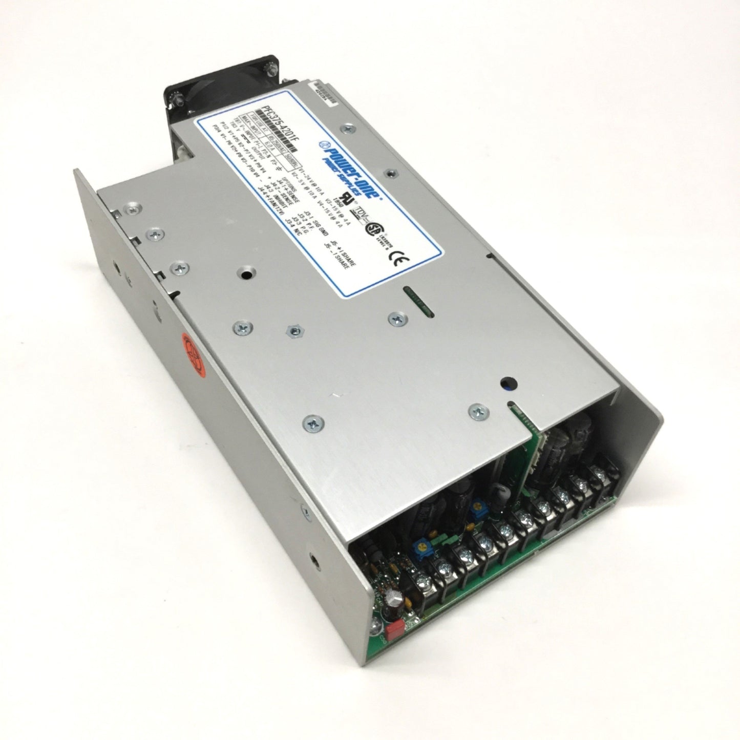 Used Bel-Power PFC375-4201F AC-DC Power Supply 85-264VAC In, 24VDC 10A Out, 375W