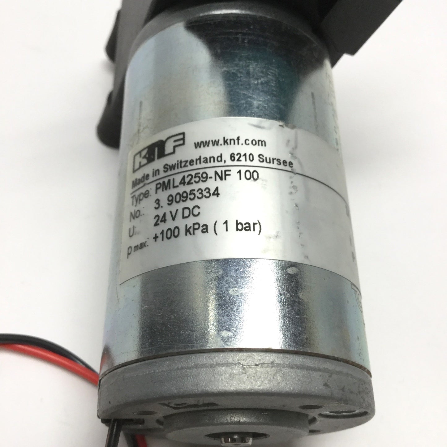 Used KNF PML4259-NF 100 Diaphragm Liquid Pump, 24VDC, 1.2L/min, 1bar Max
