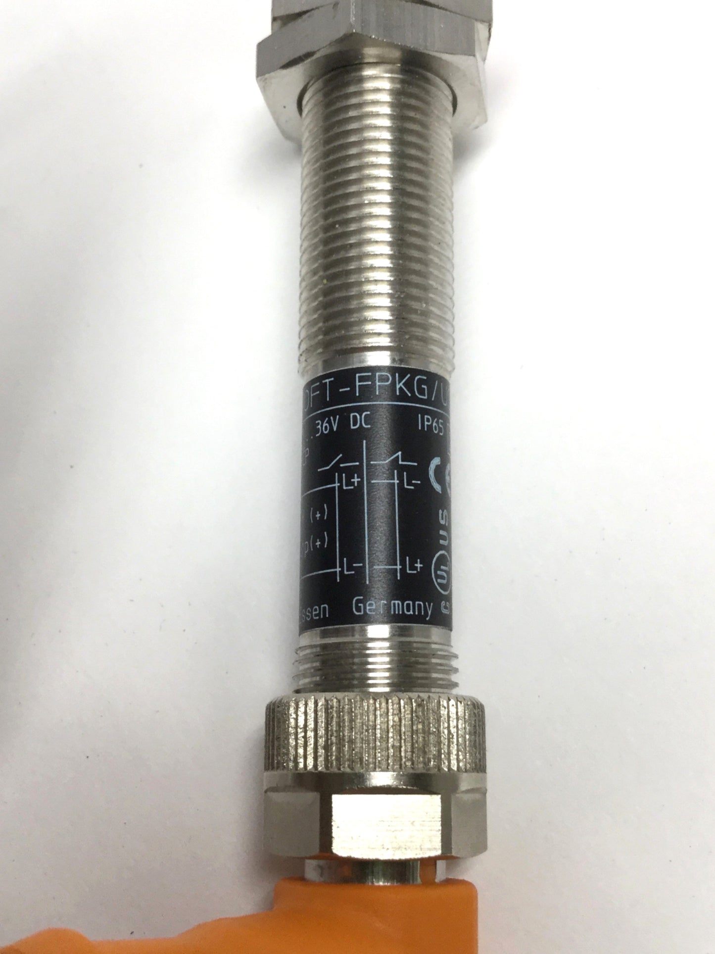 Used IFM OF5012 OFT-FPKG/US Infrared Diffuse Reflection Sensor, 200mm, 10-36VDC PNP