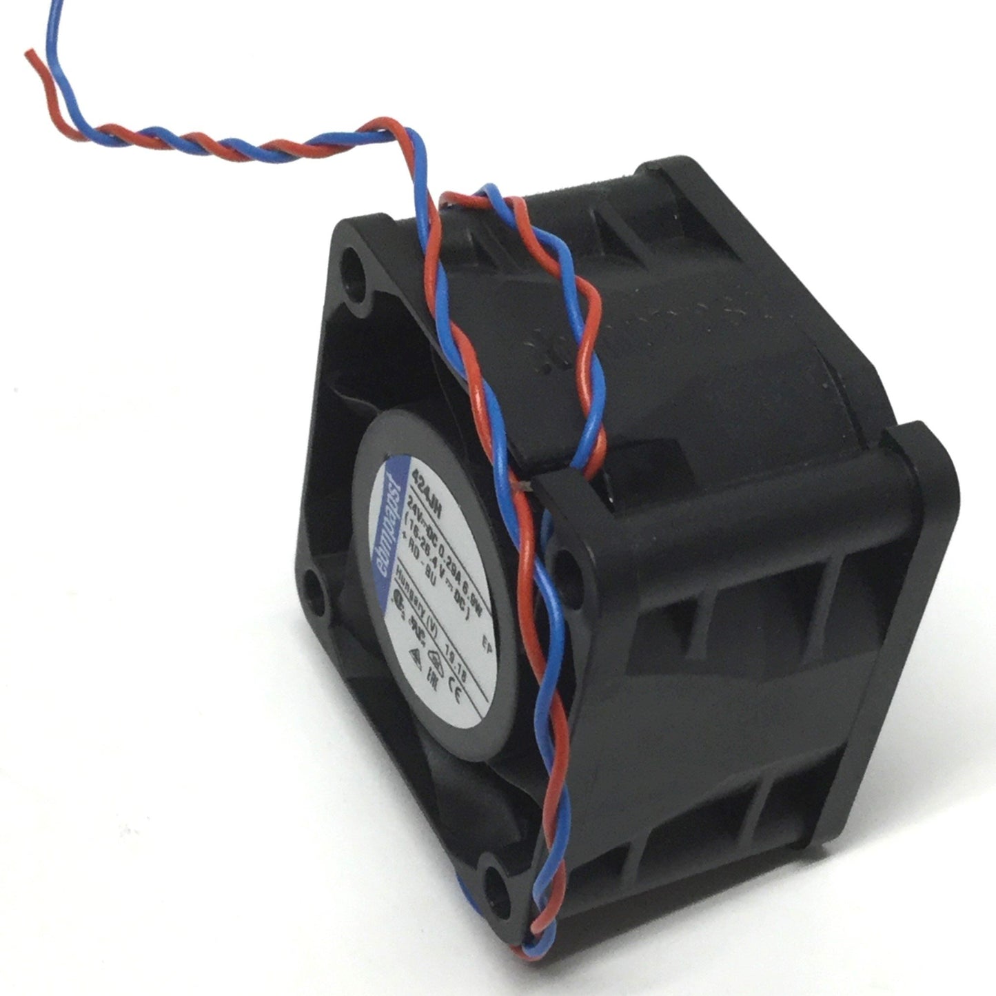 New – Open box ebmpapst 424JH Axial Cooling Fan, 24VDC, 22.4CFM, 40x40x28mm, 17200RPM