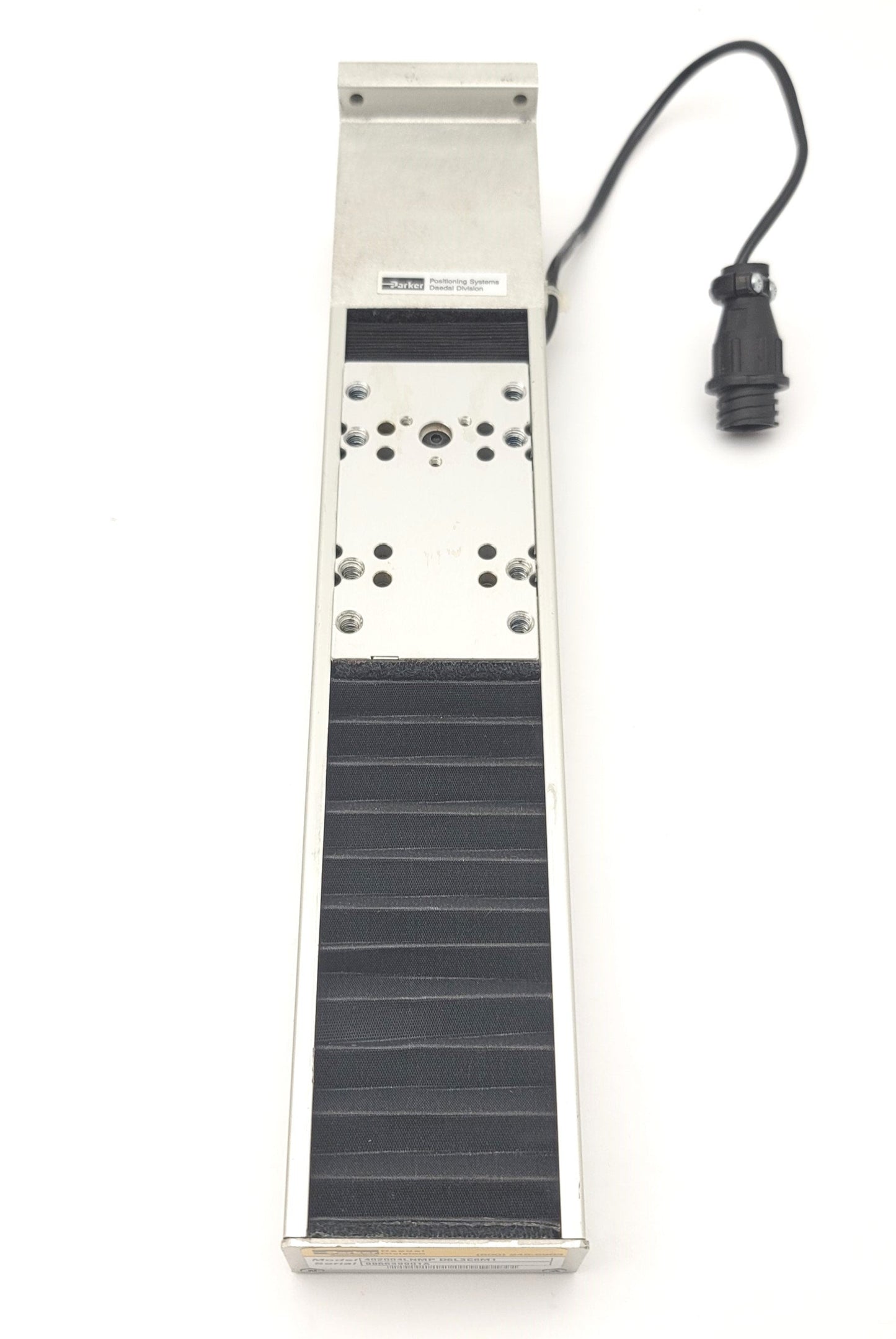 Used Parker 402004LNMP-D6L3C6M1 Linear Actuator Ballscrew Positioner, 100mm Travel