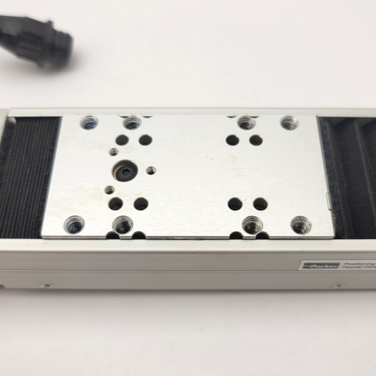 Used Parker 402004LNMP-D6L3C6M1 Linear Actuator Ballscrew Positioner, 100mm Travel