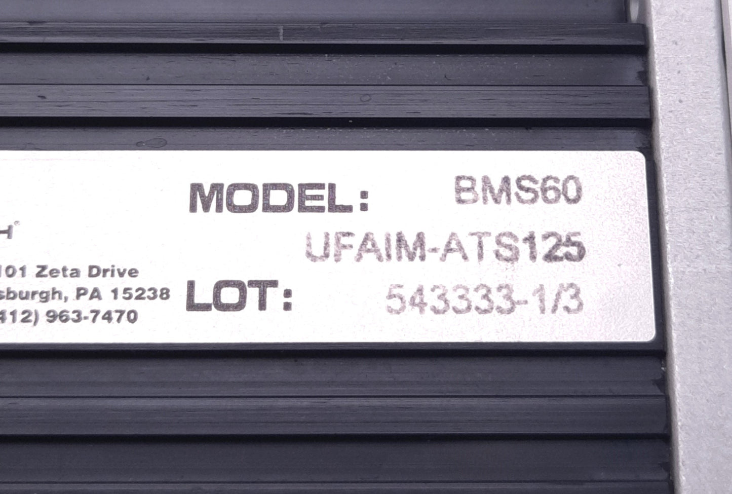 Used Aerotech ATS125-100-NO-TT-05S-NC-IM2500H-3 Linear Positioner/Motor, 100mm Travel