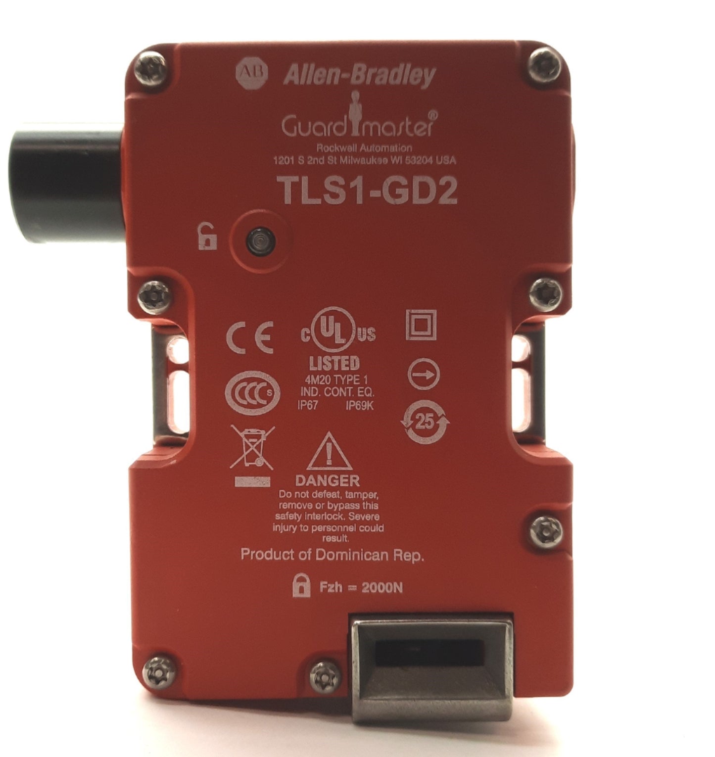 Used Allen-Bradley 440G-T27127 TLS-GD2 GuardMaster Safety Door Interlock Switch 24V