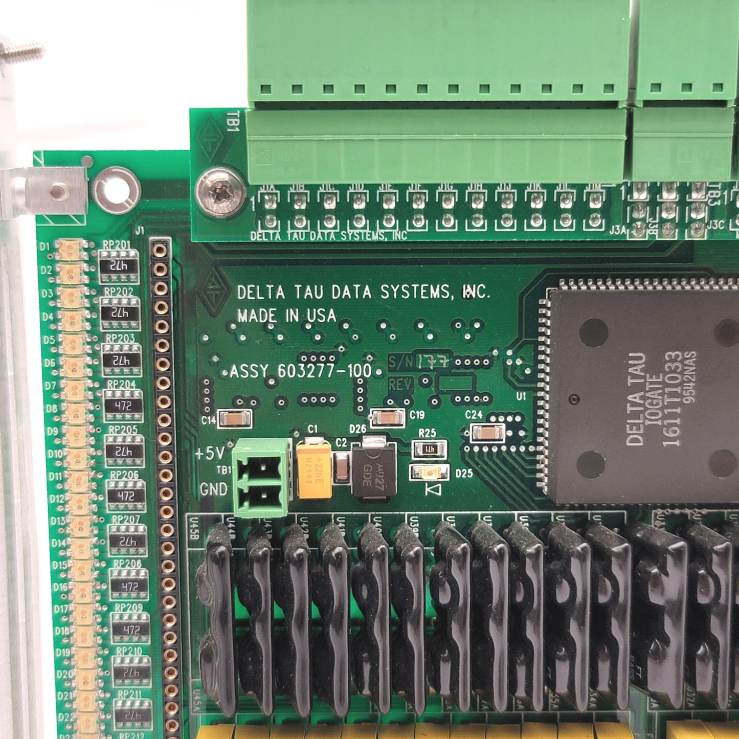 Used Delta Tau 603277-100 ACC-12E I/O Board Isolated 24 Inputs, 24 High Power Outputs