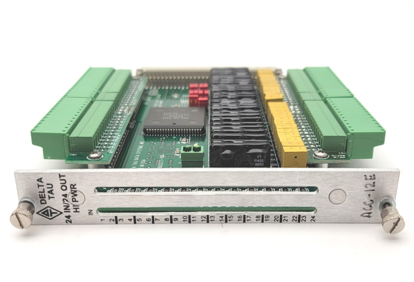Used Delta Tau 603277-100 ACC-12E I/O Board Isolated 24 Inputs, 24 High Power Outputs
