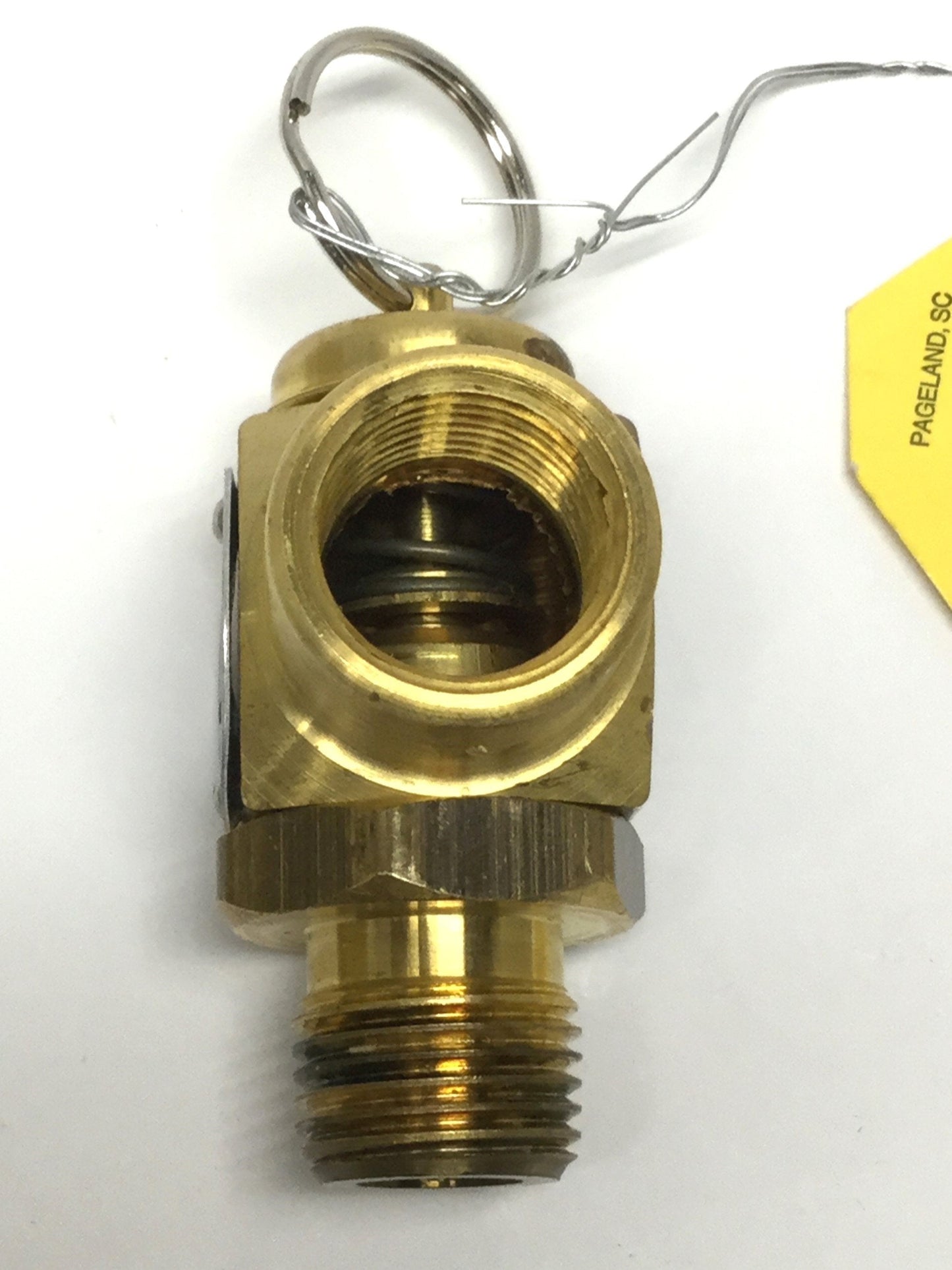 Used Apollo RVS52 10-512 Steam Safety Relief Valve, Brass, 1/2" NPT, 38psi, 275lb/hr