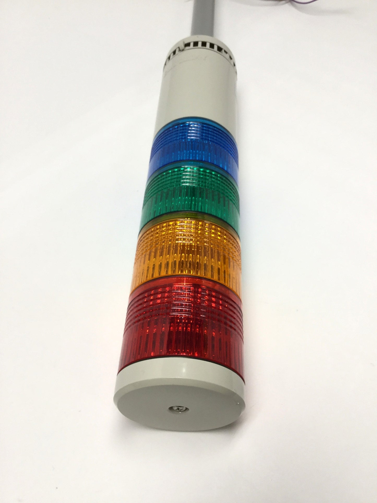 Used Patlite LME-402FB Signal Tower LED Alarm Stack Light Red, Amber, Green, Blue 24V