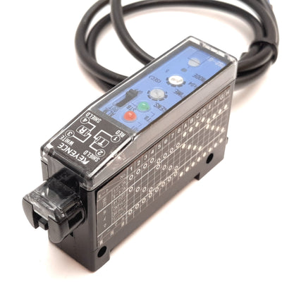 Used Keyence PS2-61 Photoelectric Sensor Amplifier, 12-24VDC, NPN 100mA Output