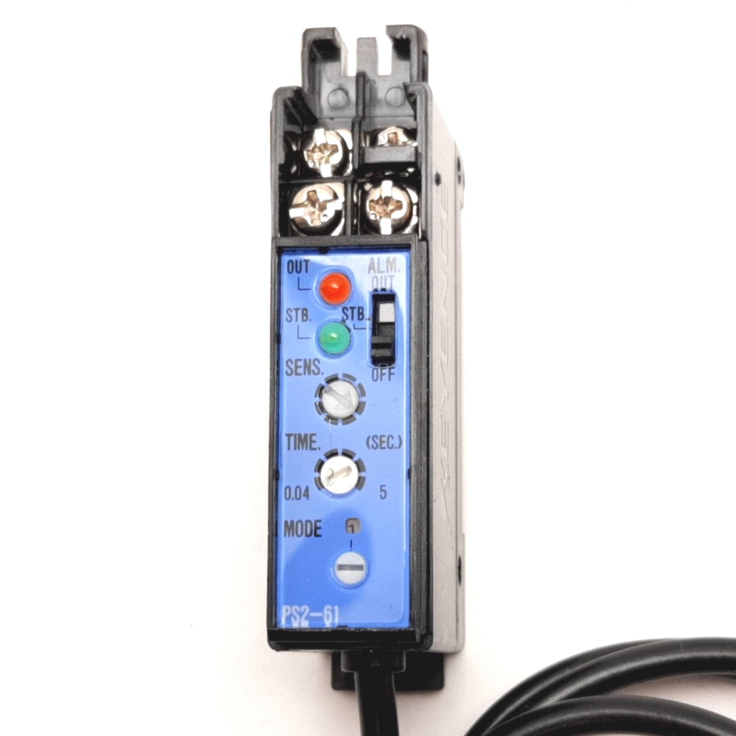 Used Keyence PS2-61 Photoelectric Sensor Amplifier, 12-24VDC, NPN 100mA Output