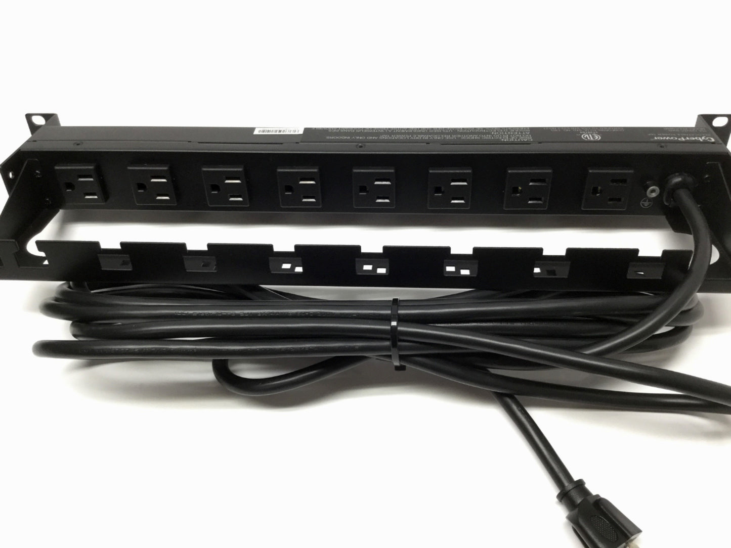 Used CyberPower PDU15B8R 19" 1U Rackmount Plug-In 8-Outlet Distribution Unit 120V 15A