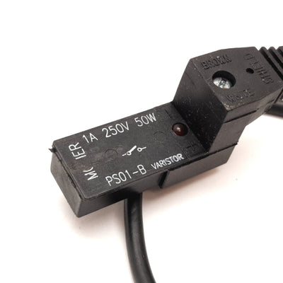 Used Mosier PS01-B Reed Switch, SPST N/O, 5-250VAC/DC, 1A, 50W, 2-Wire