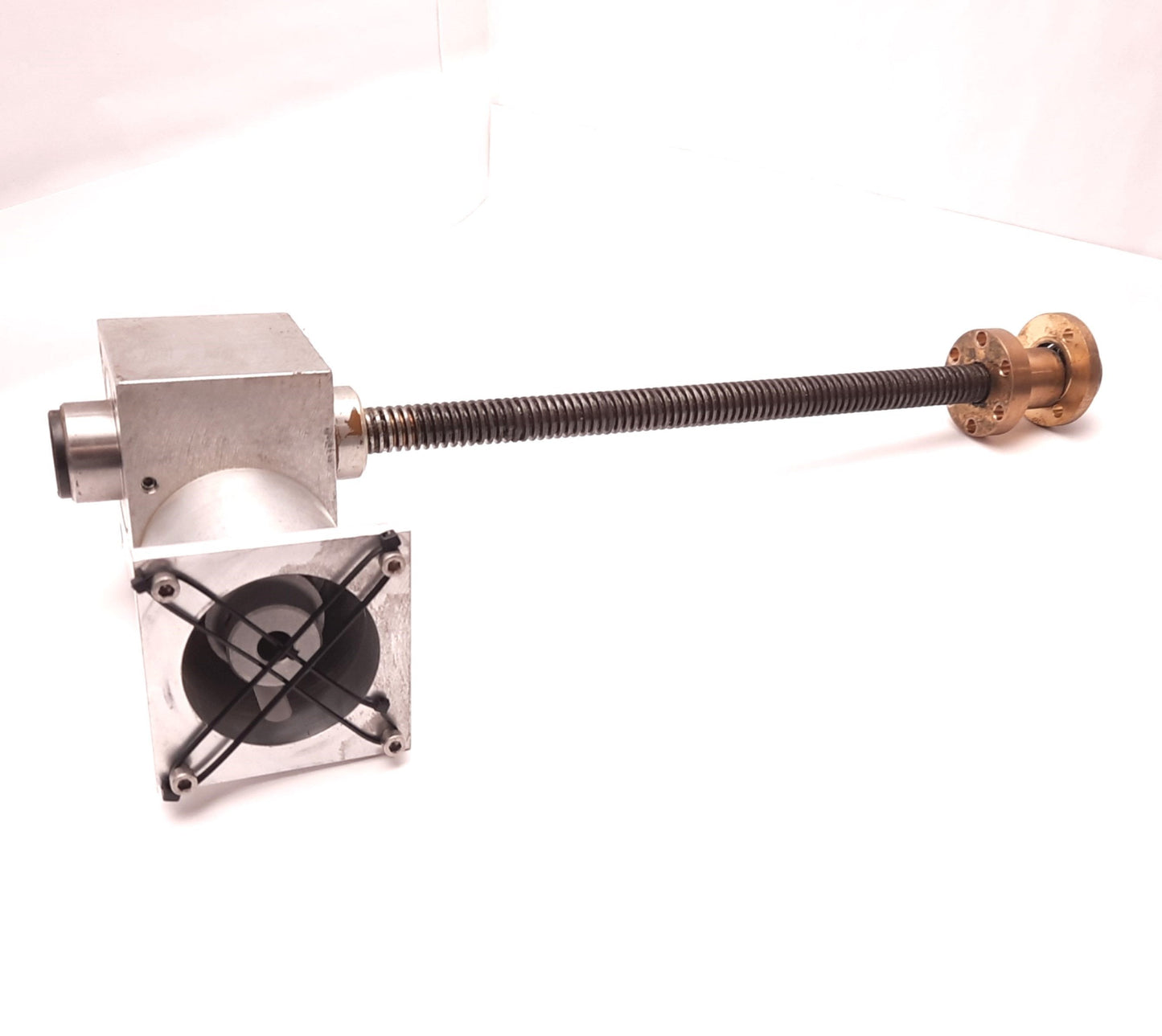 Used Grob MJ2-LM-0300-Z-EFM-B Cubic Screw Jack Ratio: 4:1 Lifting: 10kN Power: 0.5kW