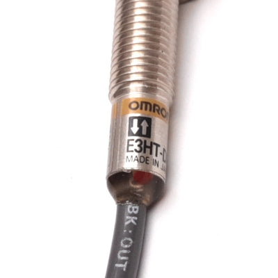 Used Omron E3HT-DS3E1 Photoelectric Sensor, Diffuse Reflective, 35mm, 12-24VDC, NPN