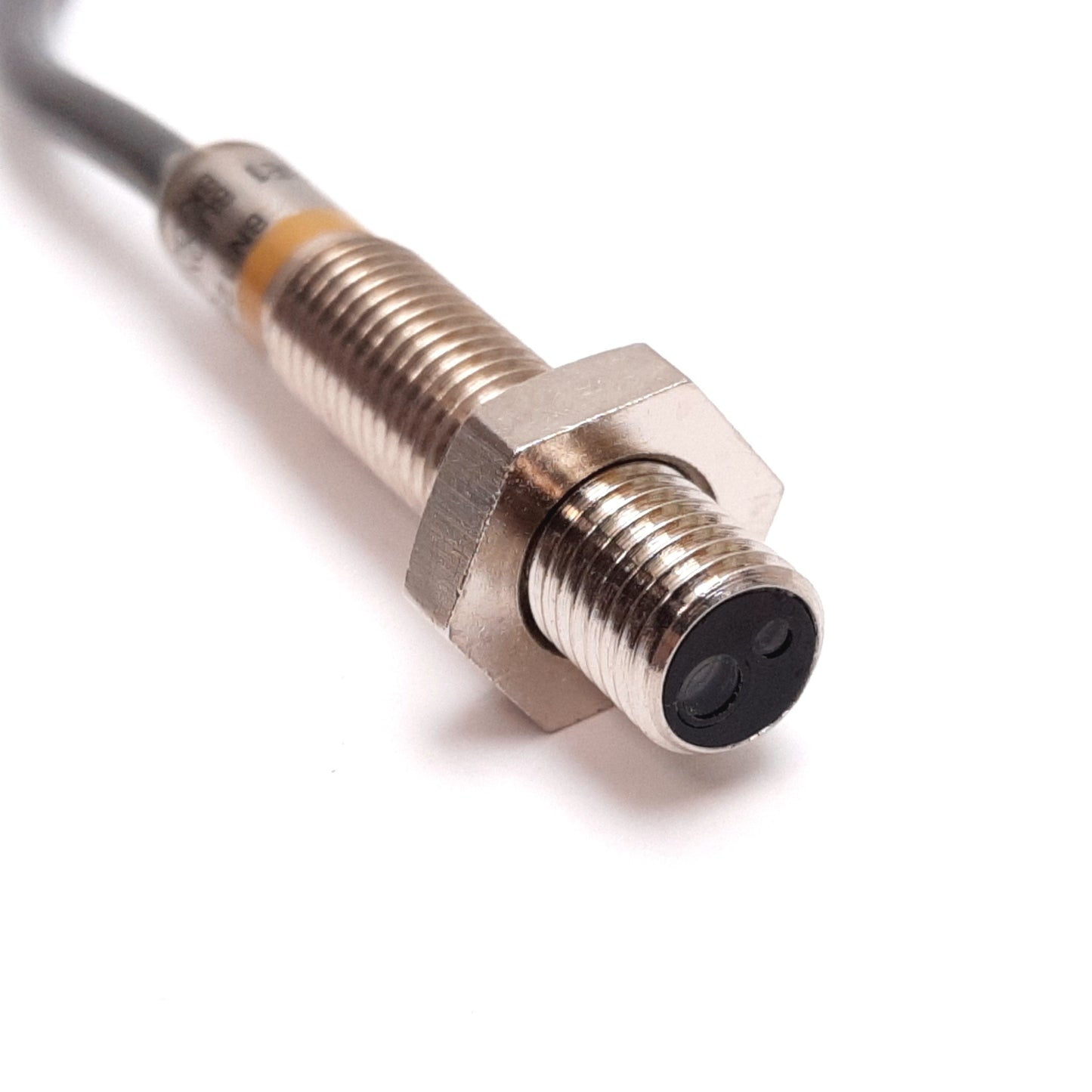 Used Omron E3HT-DS3E1 Photoelectric Sensor, Diffuse Reflective, 35mm, 12-24VDC, NPN