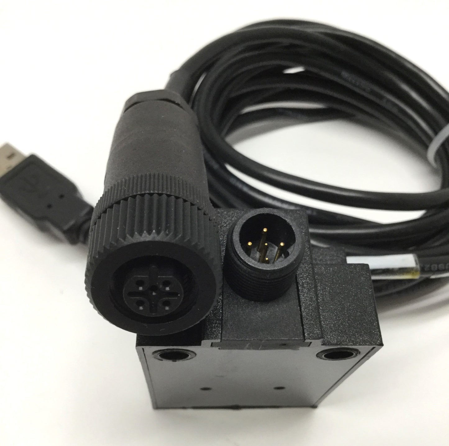 Used Balluff BIS00W4 HF 13.56MHz RFID Read/Write Sensor Head, M12 to USB Interface