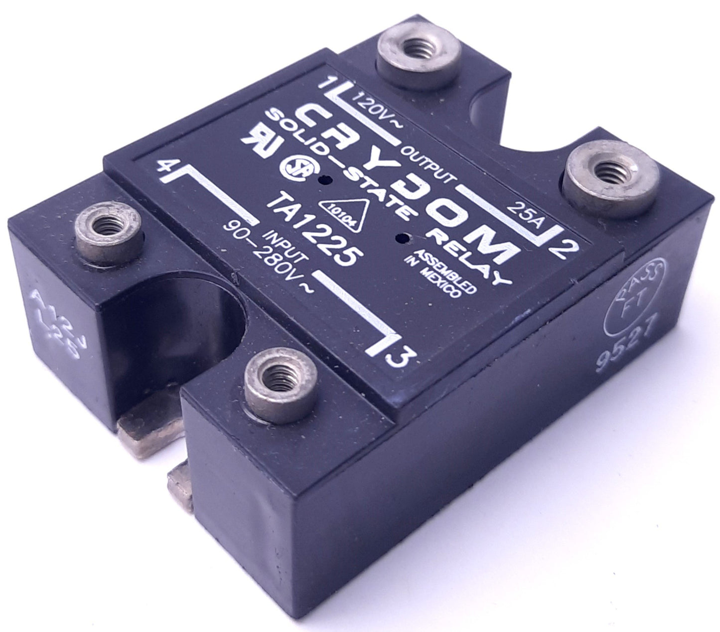 Used Crydom TA1225 Solid State Relay 90-280v AC Control, 24-140v AC 25A Output