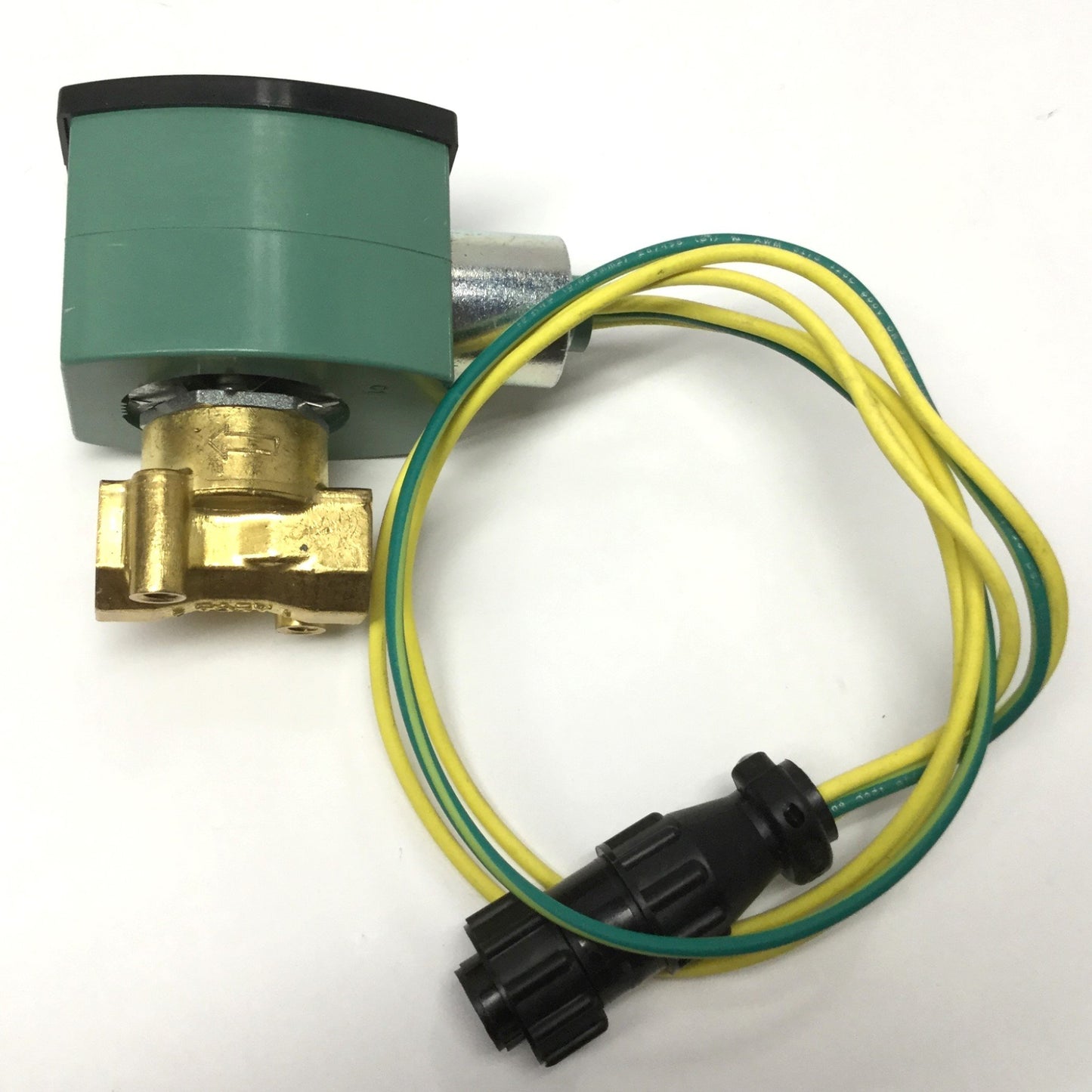 Used ASCO 8262H262 Red Hat II Solenoid 2-Way N.O. Brass Shutoff Valve 1/4" NPT, 24VDC