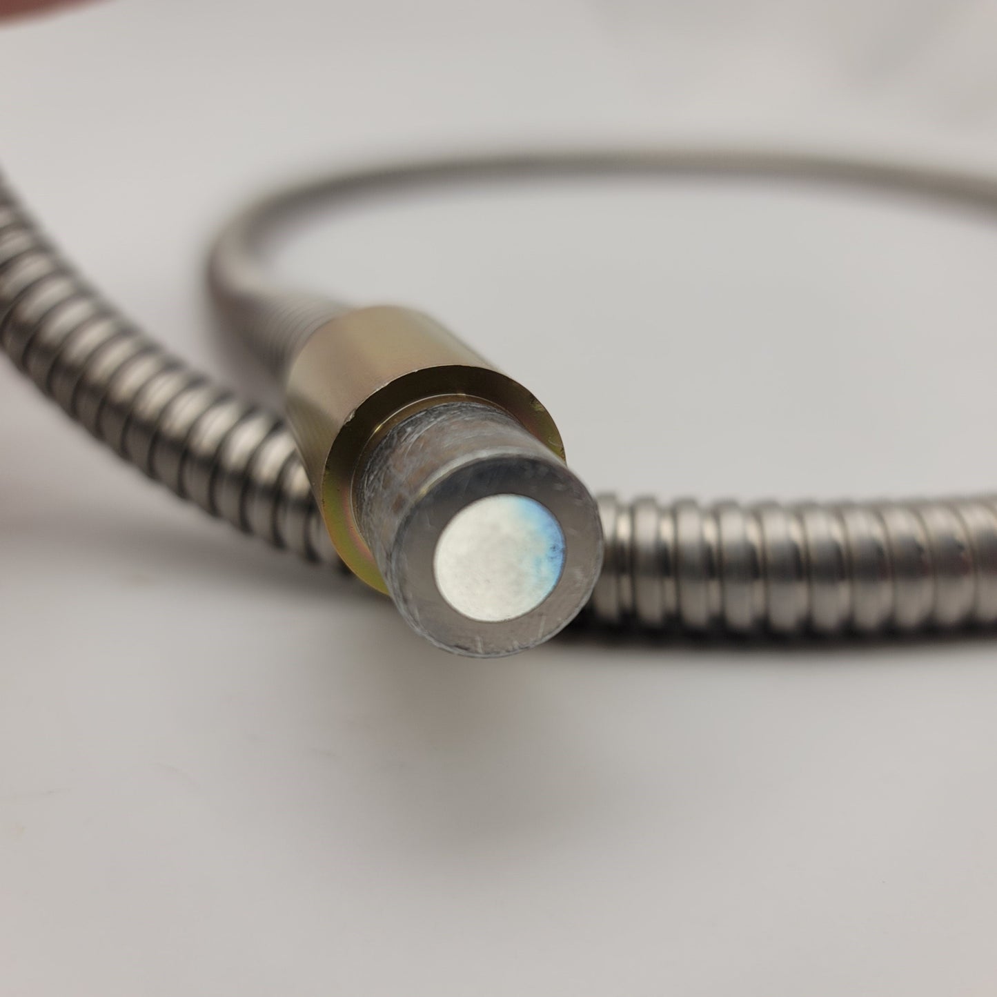 Used Fiber Optic Light Ring For Microscope 58mm Diameter, 9mm Bundle, 1160mm Long