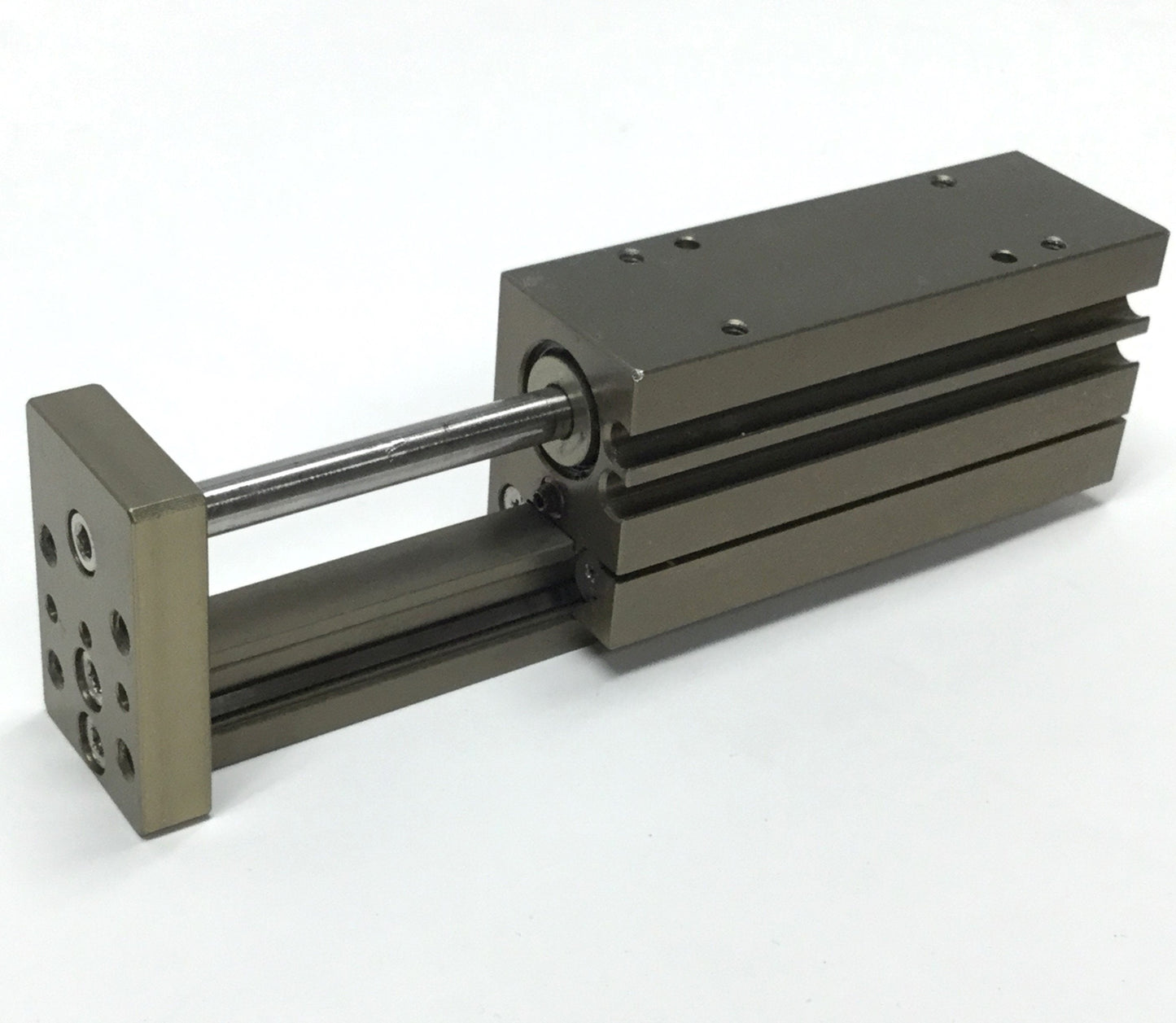 Used Robohand MPS-1-3 Mini Dual-V Roller Bearing Rail Thruster Slide 1.5" Stroke