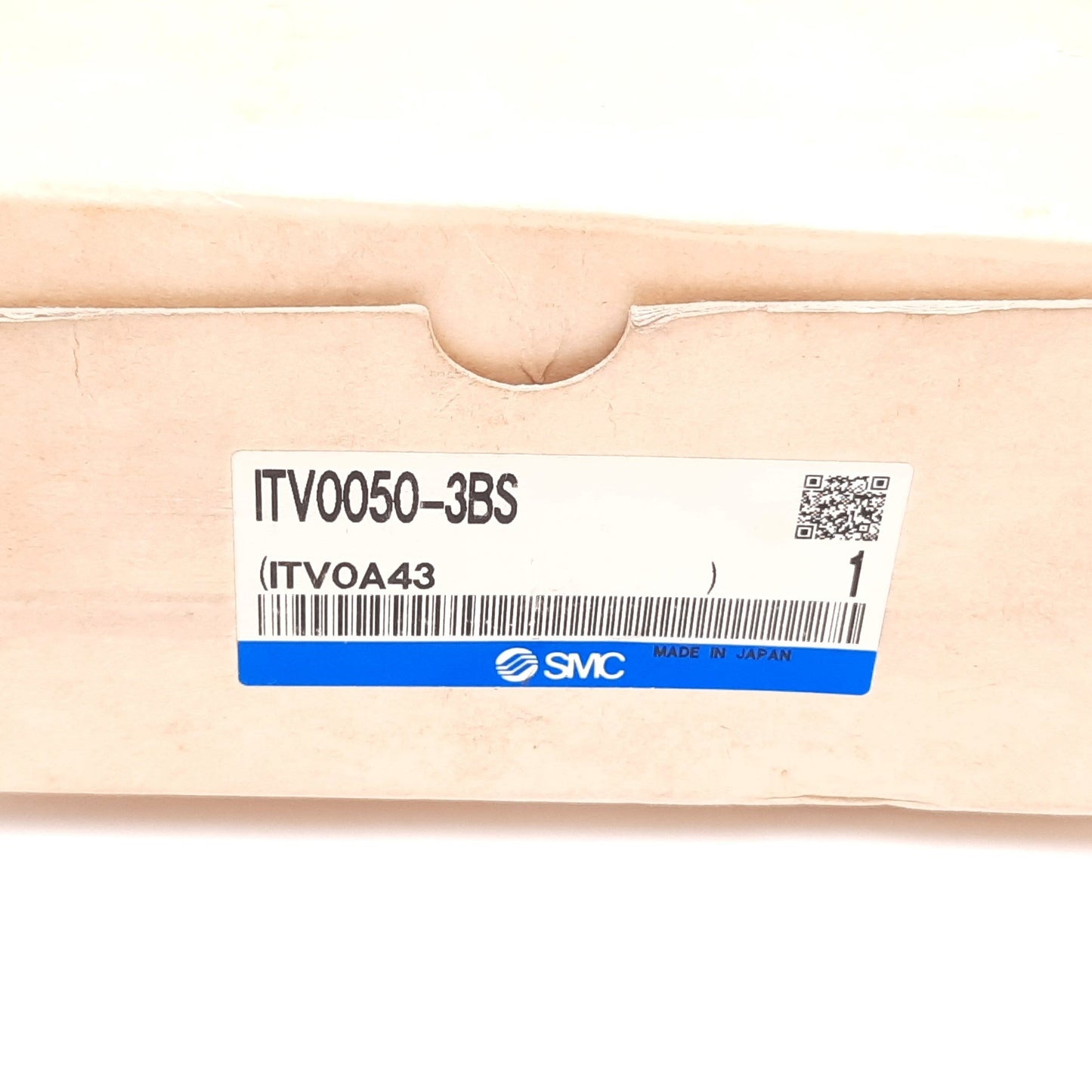 New SMC ITV0050-3BS Electro-Pneumatic Regulator, 0-10VDC, 0.001-0.9MPa, With Cable