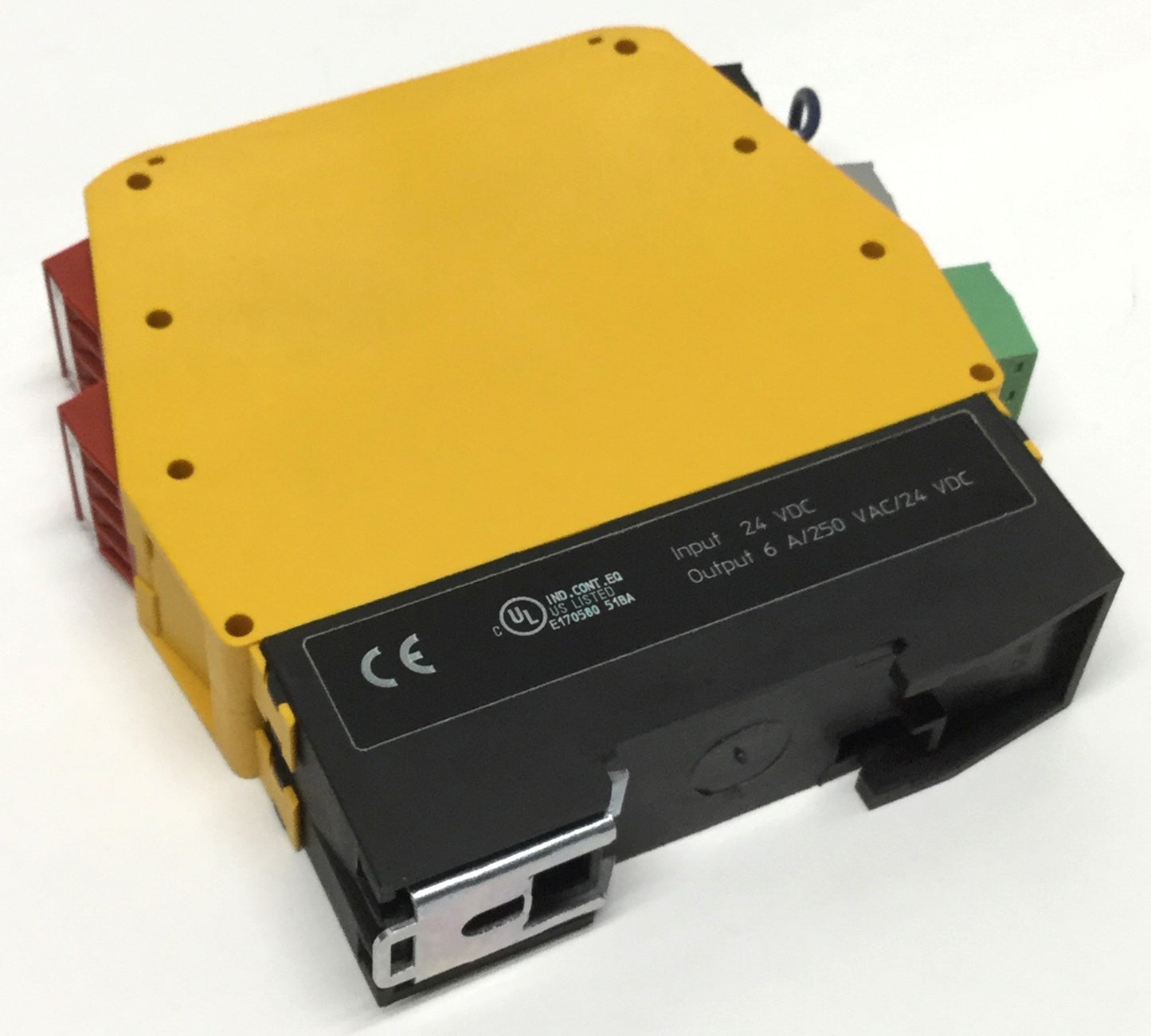 Used IFM G1501S Safety Switch Monitoring Relay, 24VDC, 250VAC 6A Output Rating, 2NO