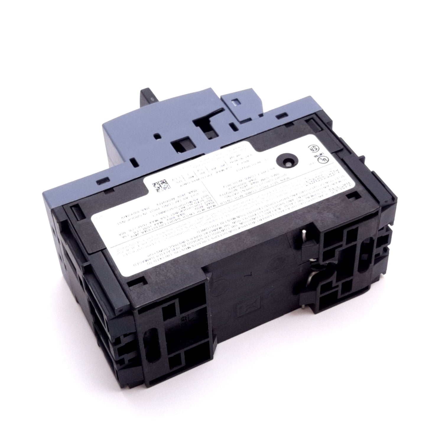 New Siemens 3RV2011-1BA20 Sirius Circuit Breaker, 3-Pole, 1.4-2A, 20-690V, W/ Aux