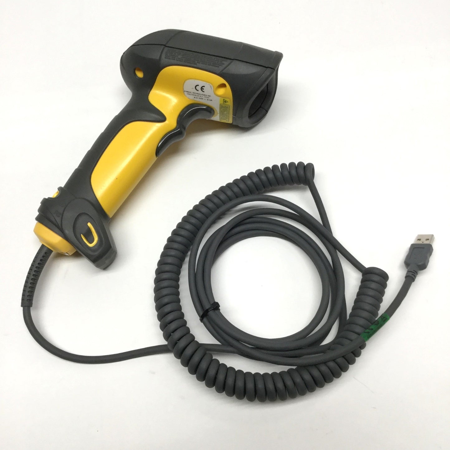 Used Symbol LS3408-FZ20005 Handheld Heavy Duty Rugged Industrial Barcode Scanner, USB