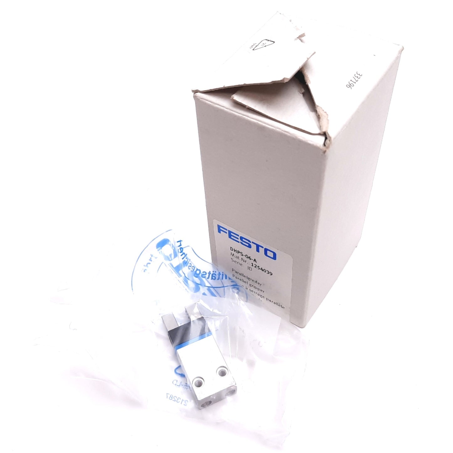 New Festo DHPS-06-A Parallel Gripper, 2mm/Jaw, Pressure: 8 bar Max, Ports: M3