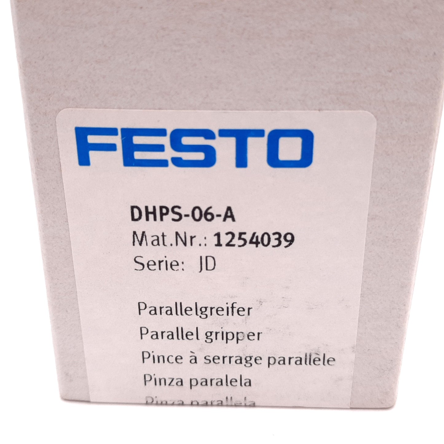 New Festo DHPS-06-A Parallel Gripper, 2mm/Jaw, Pressure: 8 bar Max, Ports: M3