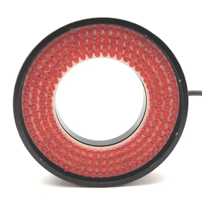 Used CCS LDR2-90RD Round Machine Vision Light Red 660nm 12VDC 90mmO.D. 50mmI.D. 20mmH
