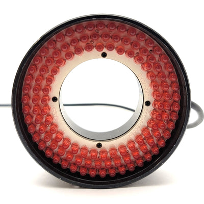 Used CCS LDR2-70RD Machine Vision Light Source Red, 12VDC, 70mmO.D 35mmI.D. 22mmH