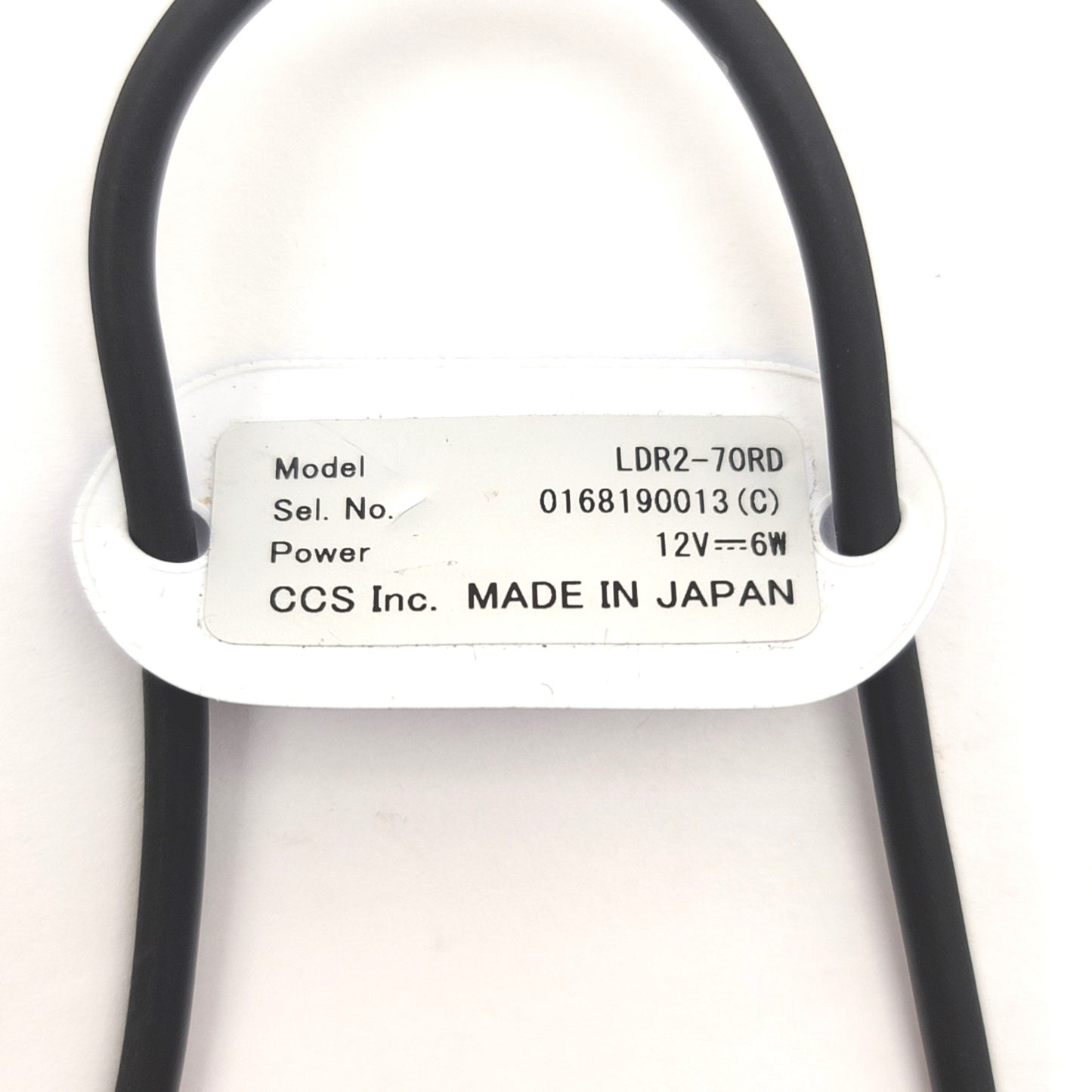 Used CCS LDR2-70RD Machine Vision Light Source Red, 12VDC, 70mmO.D 35mmI.D. 22mmH