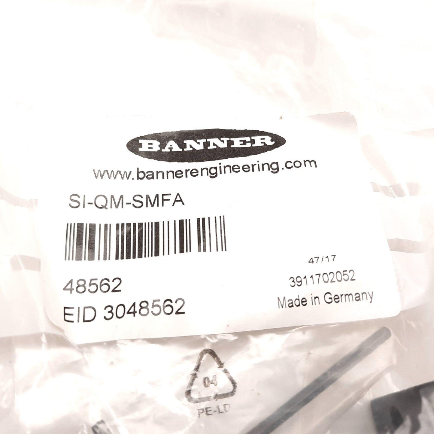 New Banner SI-QM-SMFA Safety Switch Actuator, For Use With SI-LM40 Series