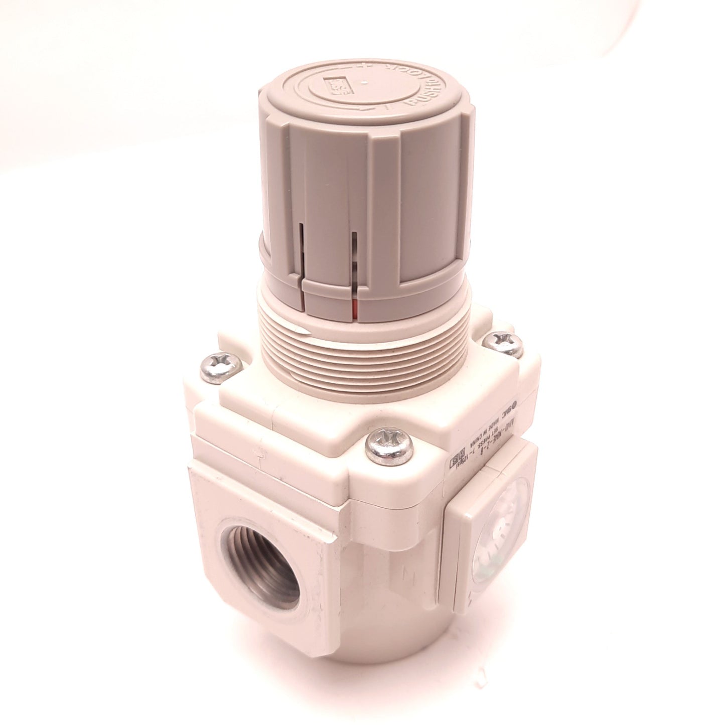 Used SMC AR40-NO4E-Z-B Air Mass Pro Regulator 7-125PSI, 1/2" NPT Ports, 150Psi Gauge