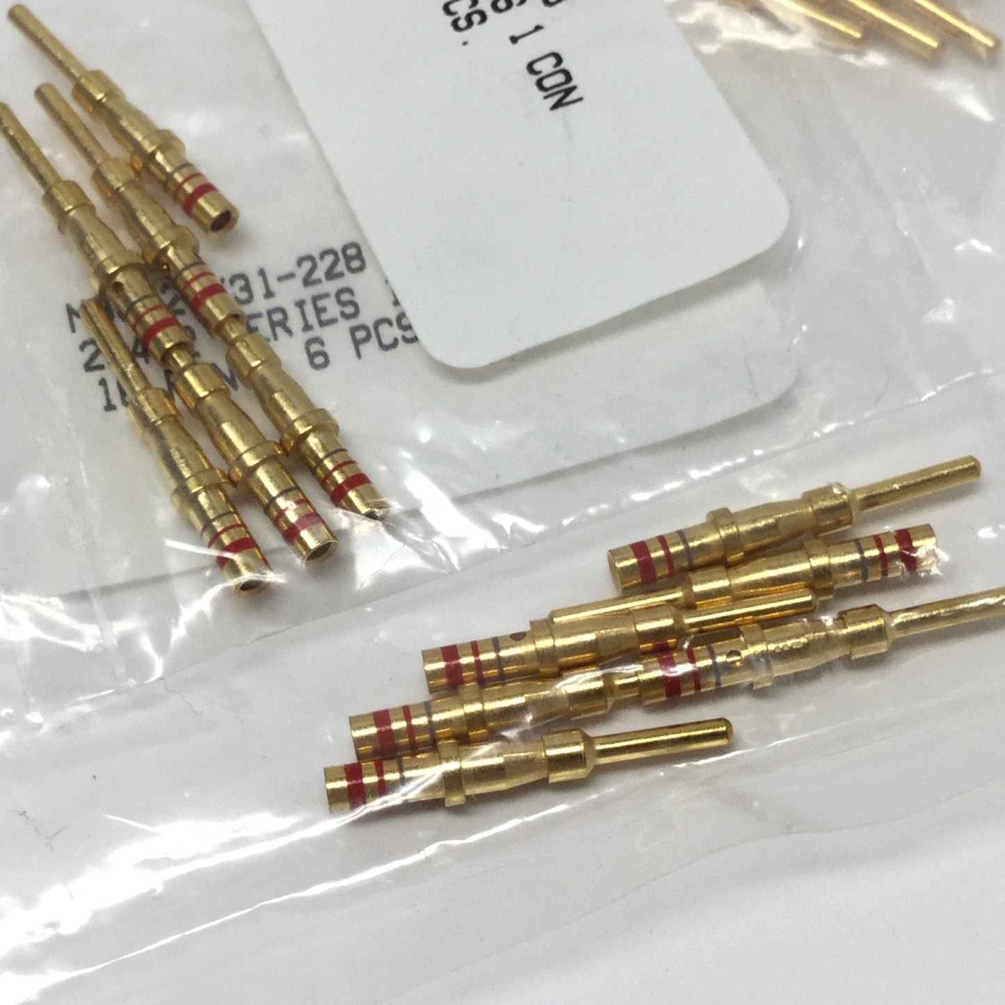 New Lot of 96 Amphenol M39029/31-228 MIL Spec 26482 Connector Contact Pins, Size 16